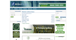 Desktop Screenshot of miskobirza.lt
